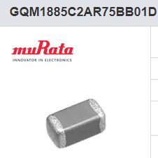 电容器  gqm1885c2ar75bb01d